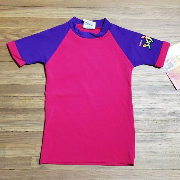 Radicool Skins Girls Pullover Rash Guard Size 4 - Picture 1 of 5